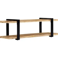 vidaXL Mueble para TV de madera maciza de mango 130x40x40 cm Discount