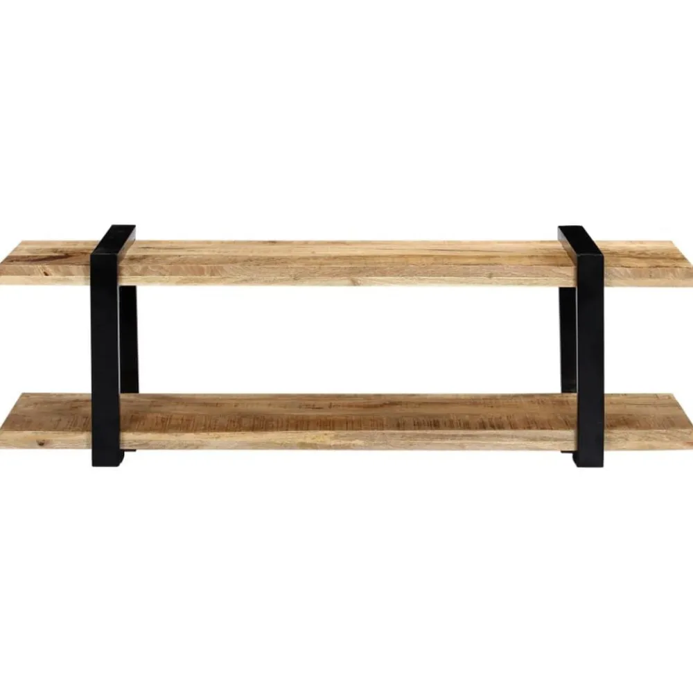 vidaXL Mueble para TV de madera maciza de mango 130x40x40 cm Discount
