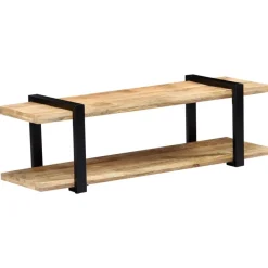 vidaXL Mueble para TV de madera maciza de mango 130x40x40 cm Discount