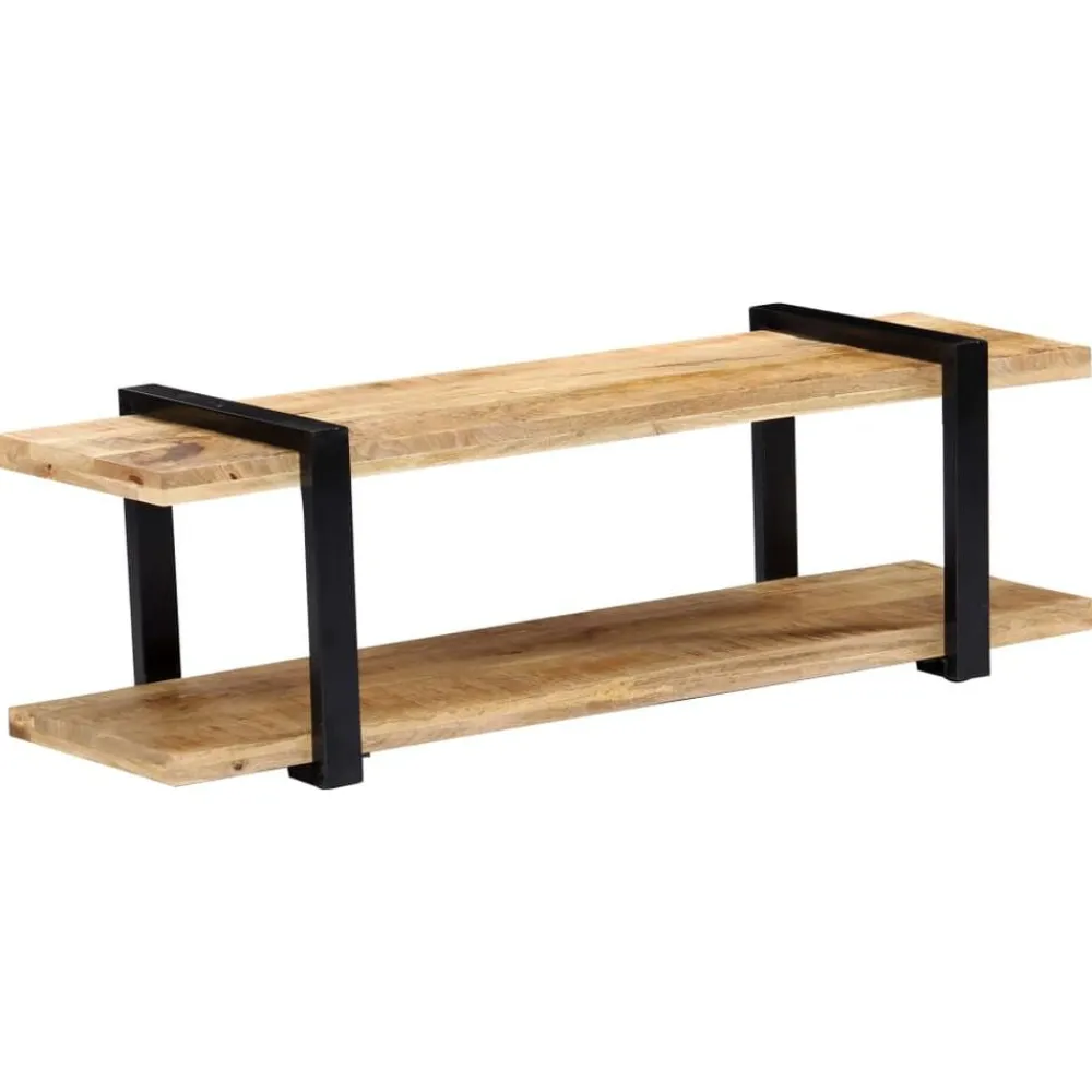 vidaXL Mueble para TV de madera maciza de mango 130x40x40 cm Discount
