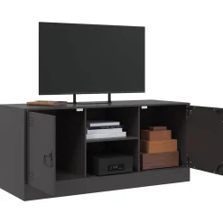 vidaXL Muebles Tv-Mueble para TV de acero 99x39x44 cm