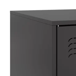 vidaXL Muebles Tv-Mueble para TV de acero 99x39x44 cm