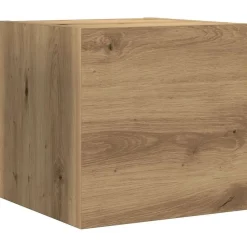 vidaXL Muebles Tv-Mueble para TV de pared madera contrachapada artesanal 7 piezas