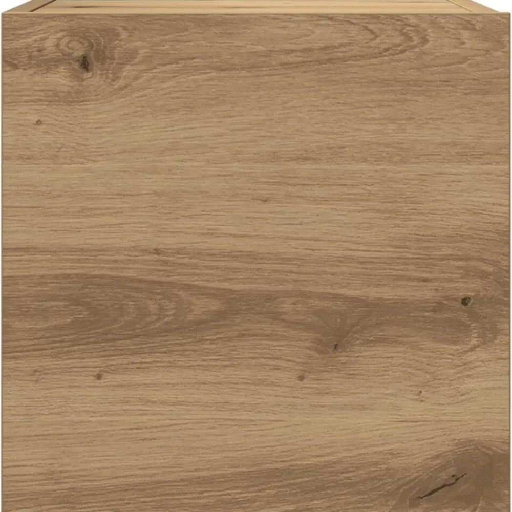 vidaXL Muebles Tv-Mueble para TV de pared madera contrachapada artesanal 7 piezas