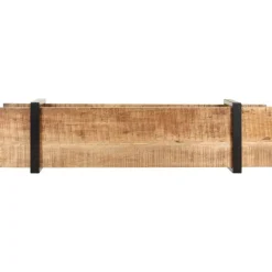 vidaXL Muebles Tv-Mueble para TV de madera maciza de mango rugosa 160x40x40 cm