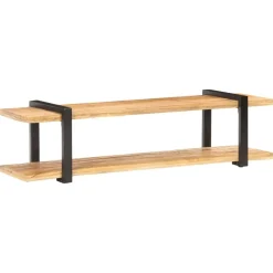 vidaXL Muebles Tv-Mueble para TV de madera maciza de mango rugosa 160x40x40 cm
