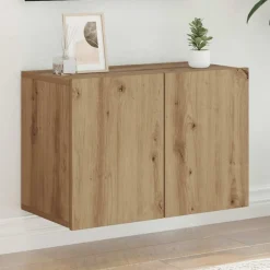 vidaXL Mueble para TV de pared roble artesanal 60x30x41 cm Roble artisan Clearance