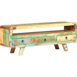 vidaXL Mueble para TV de madera maciza reciclada 117x30x41 cm Online
