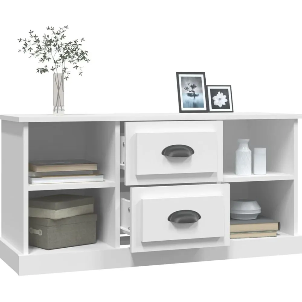 vidaXL Muebles Tv-Mueble para TV madera contrachapada 99,5x35,5x48 cm