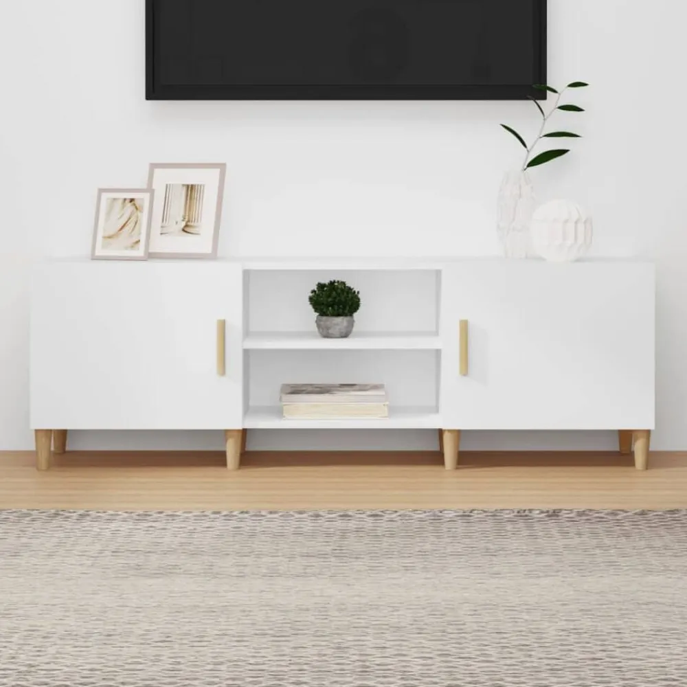 vidaXL Muebles Tv-Mueble para TV madera contrachapada 150x30x50 cm