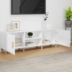 vidaXL Muebles Tv-Mueble para TV madera contrachapada 150x30x50 cm