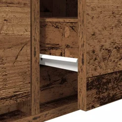 vidaXL Muebles Tv-Mueble para TV madera contrachapada envejecida 60x31x25,5 cm
