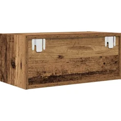 vidaXL Muebles Tv-Mueble para TV madera contrachapada envejecida 60x31x25,5 cm