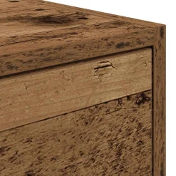 vidaXL Muebles Tv-Mueble para TV madera contrachapada envejecida 60x31x25,5 cm