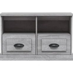 vidaXL Muebles Tv-Mueble para TV madera contrachapada 80x35x50 cm