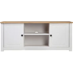 vidaXL Muebles Tv-Mueble para TV madera de pino estilo Panamá 120x40x50 cm