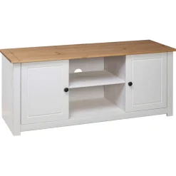 vidaXL Muebles Tv-Mueble para TV madera de pino estilo Panamá 120x40x50 cm