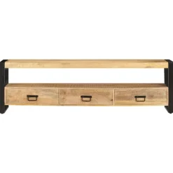 vidaXL Mueble para TV madera maciza de mango 150x30x45 cm Sale