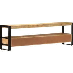 vidaXL Mueble para TV madera maciza de mango 150x30x45 cm Sale