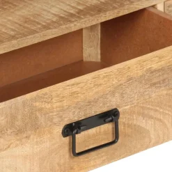 vidaXL Mueble para TV madera maciza de mango 150x30x45 cm Sale