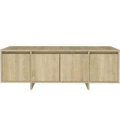 vidaXL Mueble para TV madera contrachapada 120x30x40,5 cm Roble Sonoma Discount