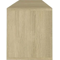 vidaXL Mueble para TV madera contrachapada 120x30x40,5 cm Roble Sonoma Discount