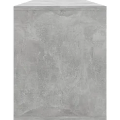 vidaXL Muebles Tv-Mueble para TV madera contrachapada gris hormigón 130x35x50 cm