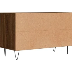 vidaXL Mueble para TV madera contrachapada roble marrón 80x36x50 cm Marrón roble Online