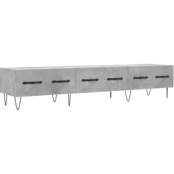 vidaXL Mueble para TV madera de ingeniería gris hormigón 150x36x30 cm Gris hormig&oacute;n Online