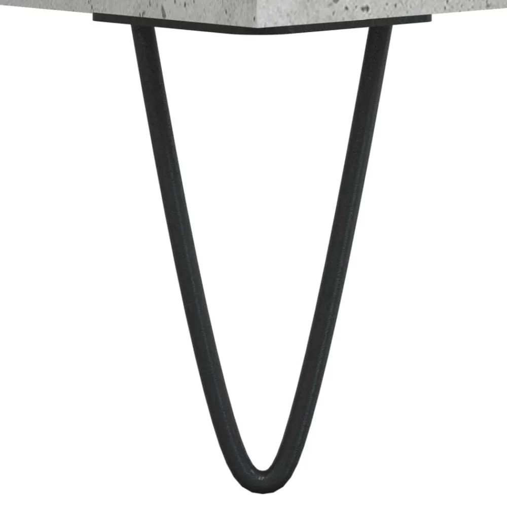 vidaXL Mueble para TV madera de ingeniería gris hormigón 150x36x30 cm Gris hormigón Online