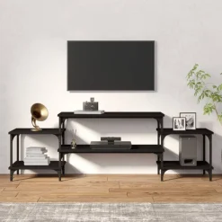 vidaXL Muebles Tv-Mueble para TV madera contrachapada 157x35x52 cm