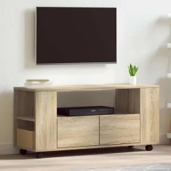 vidaXL Mueble para TV madera de ingeniería 102x34,5x43 cm Roble Sonoma Best