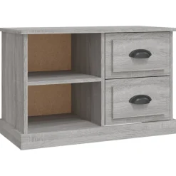 vidaXL Mueble para TV madera contrachapada 73x35,5x47,5 cm Gris sonoma Best