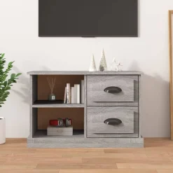 vidaXL Mueble para TV madera contrachapada 73x35,5x47,5 cm Gris sonoma Best