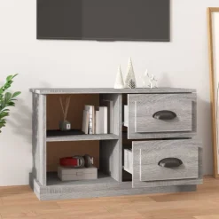vidaXL Mueble para TV madera contrachapada 73x35,5x47,5 cm Gris sonoma Best
