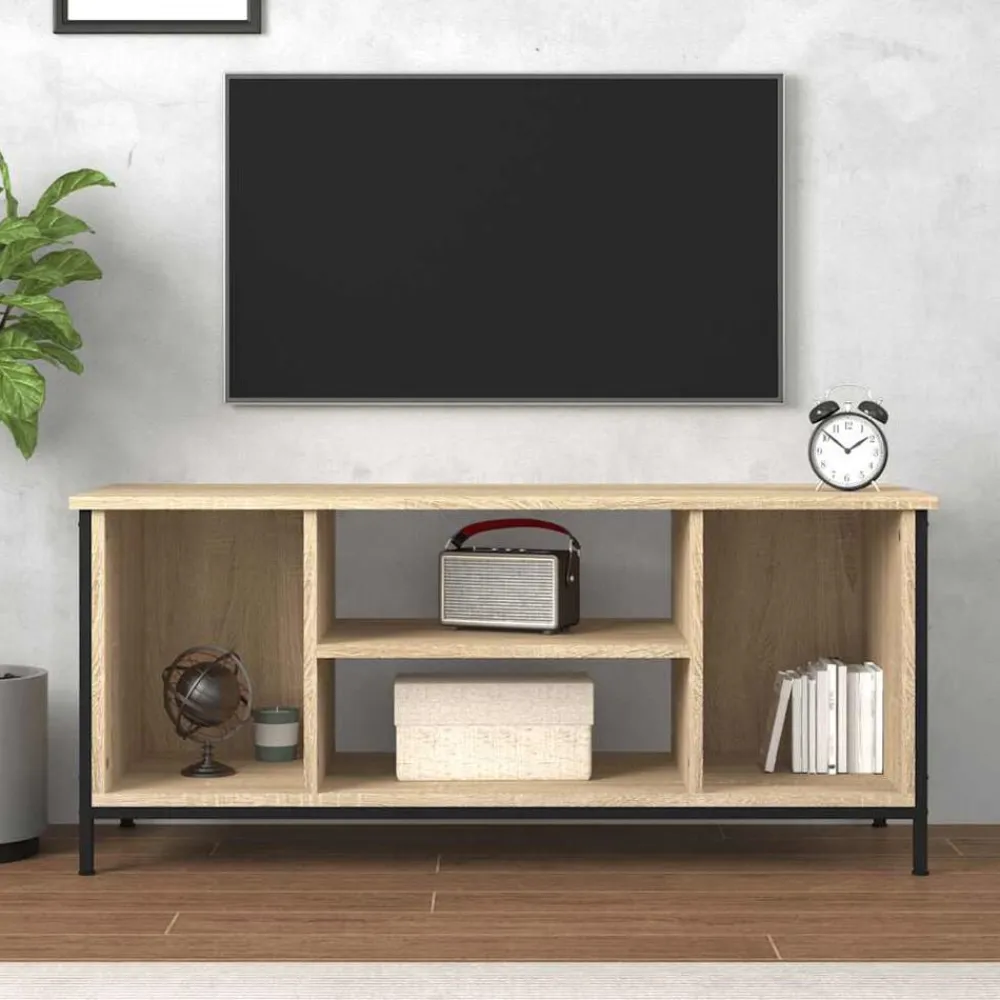 vidaXL Muebles Tv-Mueble para TV madera contrachapada 102x35x45 cm