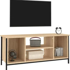 vidaXL Muebles Tv-Mueble para TV madera contrachapada 102x35x45 cm