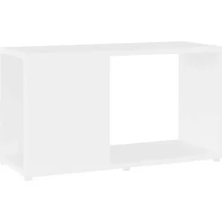 vidaXL Mueble para TV madera contrachapada 60x24x32 cm Blanco Hot