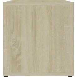 vidaXL Muebles Tv-Mueble para TV madera contrachapada color roble 80x34x36 cm