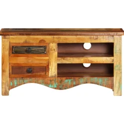 vidaXL Mueble para TV madera maciza reciclada 80x30x40 cm New