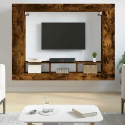 vidaXL Muebles Tv-Mueble para TV madera de ingeniería 152x22x113 cm