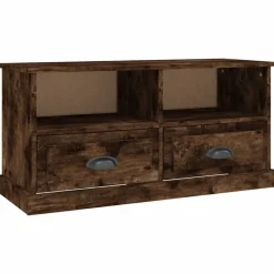 vidaXL Muebles Tv-Mueble para TV madera contrachapada 93x35,5x45 cm