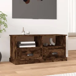 vidaXL Muebles Tv-Mueble para TV madera contrachapada 93x35,5x45 cm