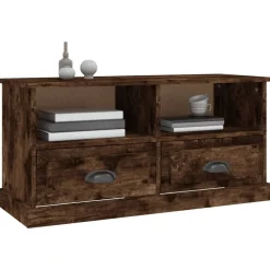 vidaXL Muebles Tv-Mueble para TV madera contrachapada 93x35,5x45 cm
