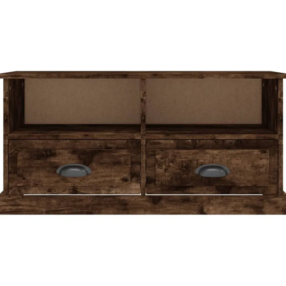 vidaXL Muebles Tv-Mueble para TV madera contrachapada 93x35,5x45 cm