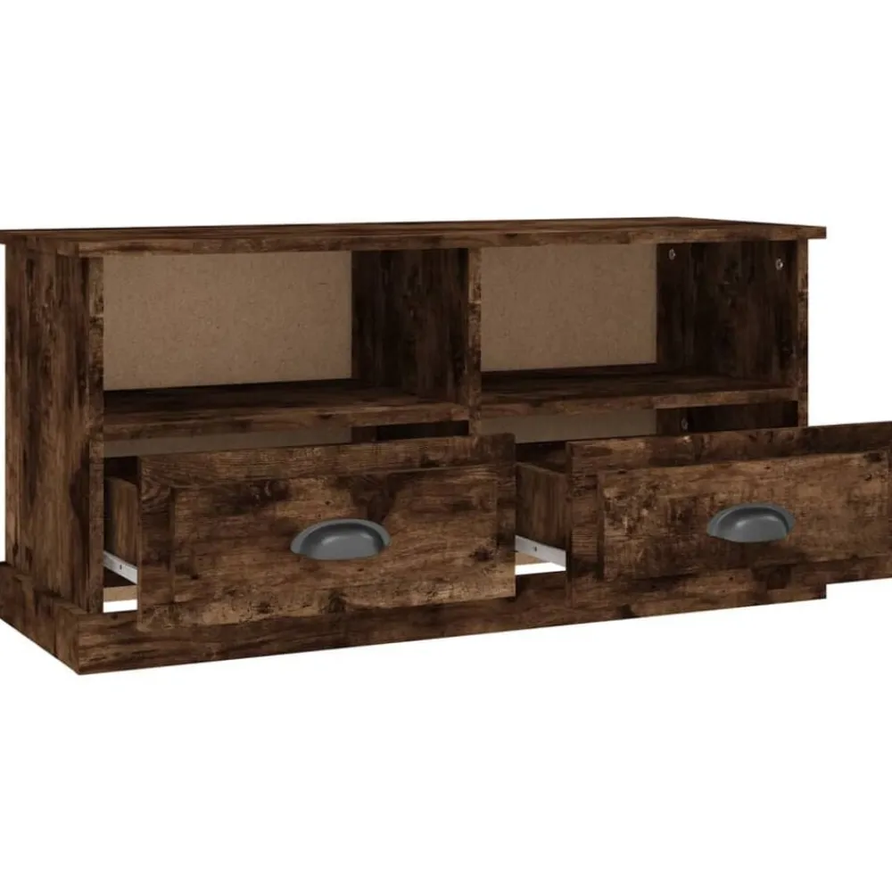 vidaXL Muebles Tv-Mueble para TV madera contrachapada 93x35,5x45 cm