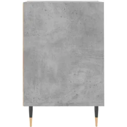 vidaXL Mueble para TV madera contrachapada gris hormigón 160x35x55 cm Gris hormigón New