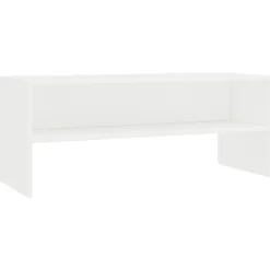 vidaXL Mueble para TV madera contrachapada 100x40x40 cm Blanco Best