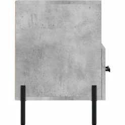 vidaXL Mueble para TV madera contrachapada gris hormigón 80x36x50 cm Gris hormig&oacute;n Clearance