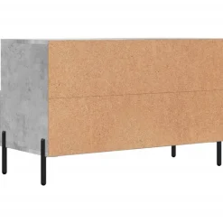 vidaXL Mueble para TV madera contrachapada gris hormigón 80x36x50 cm Gris hormig&oacute;n Clearance